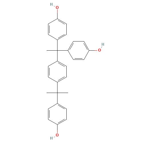 4-[2-[4-[1,1-bis(4-hydroxyphenyl)ethyl]phenyl]propan-2-yl]phenol (CAS: 110726-28-8) - Related Chemical Product