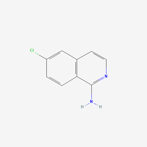 6-chloroisoquinolin-1-amine (CAS: 102200-00-0) - Chemical Structure and Molecular Formula 