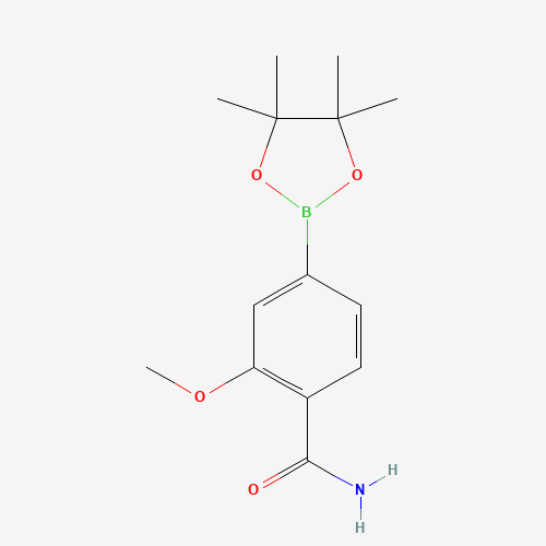 2-methoxy-4-(4,4,5,5-tetramethyl-1,3,2-dioxaborolan-2-yl)benzamide (CAS: 1246765-30-9) - Related Chemical Product