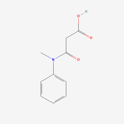 3-(N-methylanilino)-3-oxopropanoic acid (CAS: 60657-74-1) - Chemical Structure and Molecular Formula 
