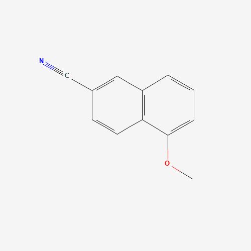 5-methoxynaphthalene-2-carbonitrile (CAS: 2741-80-2) - Chemical Structure and Molecular Formula 