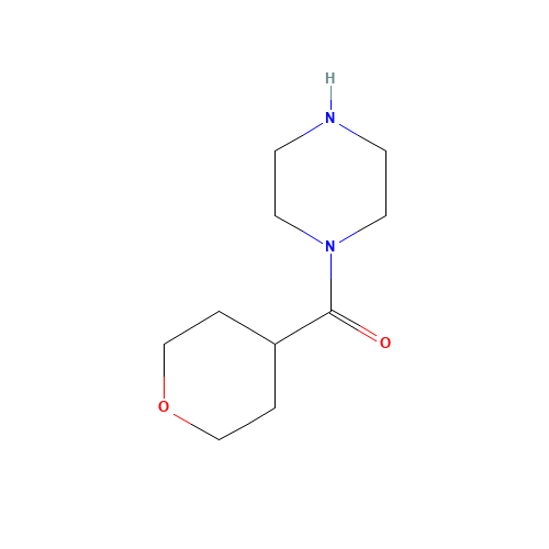 oxan-4-yl(piperazin-1-yl)methanone (CAS: 790223-75-5) - Chemical Structure and Molecular Formula 