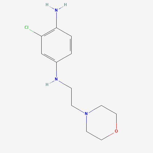 2-chloro-4-N-(2-morpholin-4-ylethyl)benzene-1,4-diamine (CAS: 1542259-11-9) - Related Chemical Product