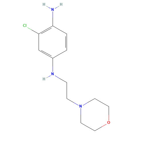 2-chloro-4-N-(2-morpholin-4-ylethyl)benzene-1,4-diamine (CAS: 1542259-11-9) - Related Chemical Product