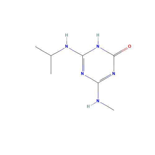 2-(methylamino)-6-(propan-2-ylamino)-1H-1,3,5-triazin-4-one (CAS: 83656-31-9) - Related Chemical Product