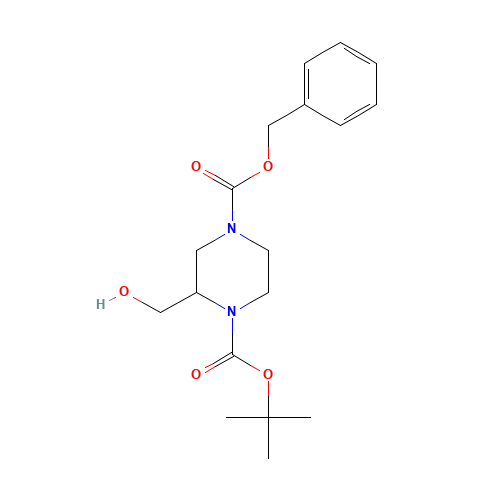4-O-benzyl 1-O-tert-butyl 2-(hydroxymethyl)piperazine-1,4-dicarboxylate (CAS: 557056-07-2) - Related Chemical Product