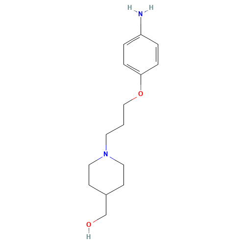 [1-[3-(4-aminophenoxy)propyl]piperidin-4-yl]methanol (CAS: 925921-05-7) - Related Chemical Product