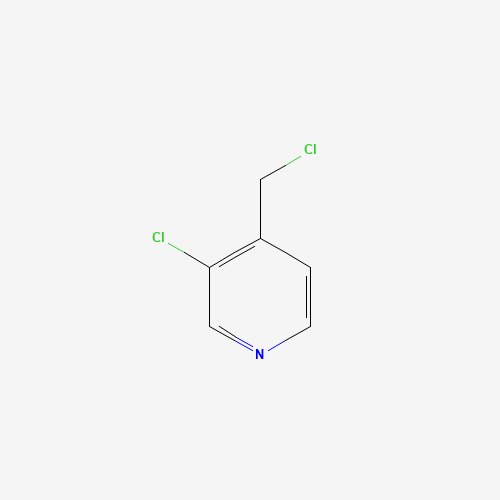 3-chloro-4-(chloromethyl)pyridine (CAS: 485828-89-5) - Chemical Structure and Molecular Formula 