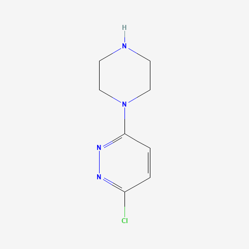 3-chloro-6-piperazin-1-ylpyridazine (CAS: 56392-83-7) - Chemical Structure and Molecular Formula 