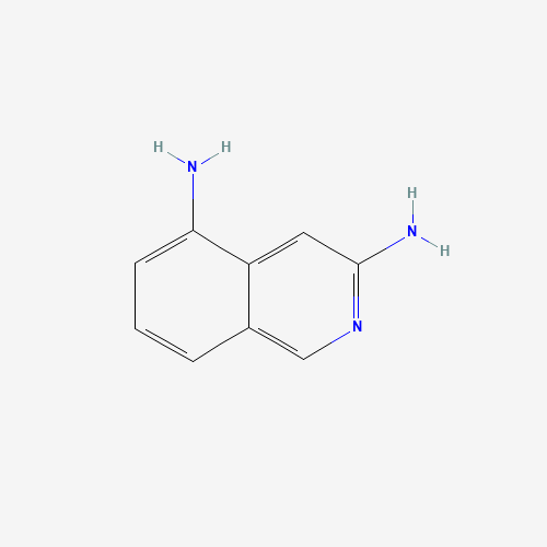 isoquinoline-3,5-diamine (CAS: 852241-18-0) - Chemical Structure and Molecular Formula 