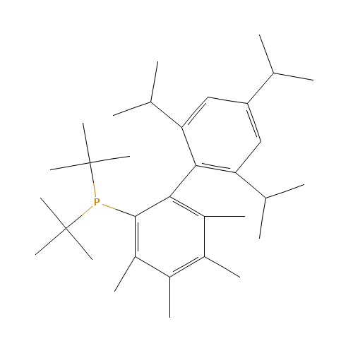 ditert-butyl-[2,3,4,5-tetramethyl-6-[2,4,6-tri(propan-2-yl)phenyl]phenyl]phosphane (CAS: 857356-94-6) - Related Chemical Product