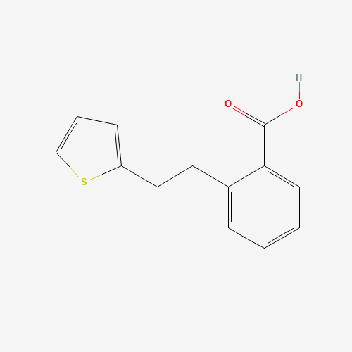 2-(2-thiophen-2-ylethyl)benzoic acid (CAS: 1622-54-4) - Chemical Structure and Molecular Formula 