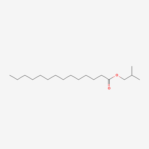 2-methylpropyl tetradecanoate (CAS: 25263-97-2) - Chemical Structure and Molecular Formula 