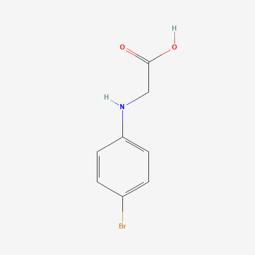 2-(4-bromoanilino)acetic acid (CAS: 13370-62-2) - Chemical Structure and Molecular Formula 