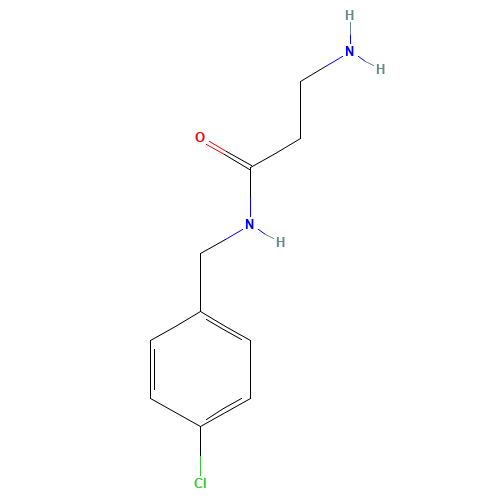3-amino-N-[(4-chlorophenyl)methyl]propanamide (CAS: 271591-63-0) - Related Chemical Product
