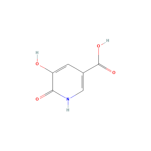 5-hydroxy-6-oxo-1H-pyridine-3-carboxylic acid (CAS: 76470-35-4) - Chemical Structure and Molecular Formula 