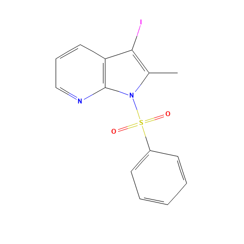 1-(benzenesulfonyl)-3-iodo-2-methylpyrrolo[2,3-b]pyridine (CAS: 943324-07-0) - Related Chemical Product