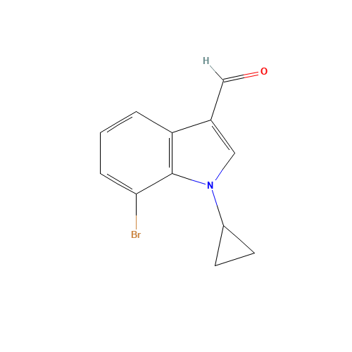 7-bromo-1-cyclopropylindole-3-carbaldehyde (CAS: 1350762-46-7) - Related Chemical Product