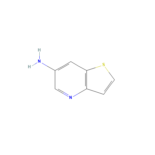 thieno[3,2-b]pyridin-6-amine (CAS: 115063-92-8) - Chemical Structure and Molecular Formula 