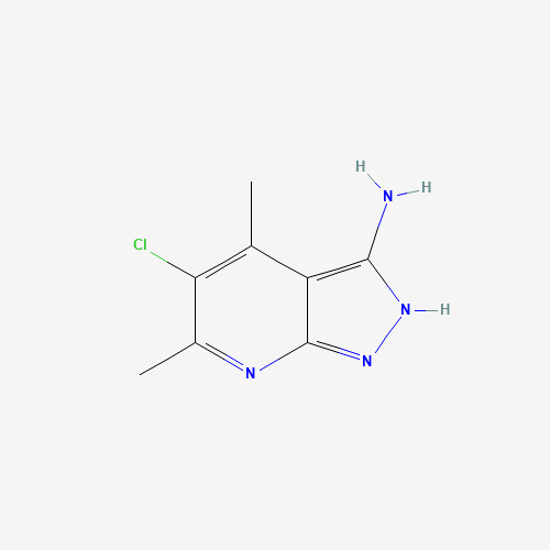 5-chloro-4,6-dimethyl-2H-pyrazolo[3,4-b]pyridin-3-amine (CAS: 350500-99-1) - Related Chemical Product