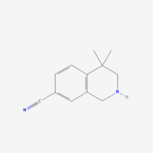 4,4-dimethyl-2,3-dihydro-1H-isoquinoline-7-carbonitrile (CAS: 264602-78-0) - Related Chemical Product