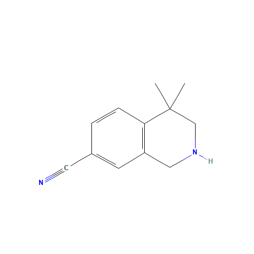 4,4-dimethyl-2,3-dihydro-1H-isoquinoline-7-carbonitrile (CAS: 264602-78-0) - Related Chemical Product