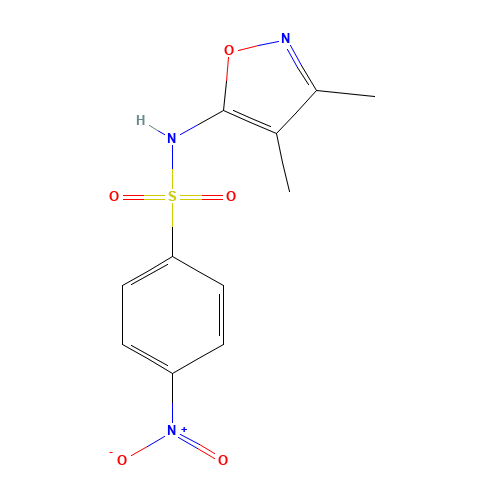 N-(3,4-dimethyl-1,2-oxazol-5-yl)-4-nitrobenzenesulfonamide (CAS: 184644-22-2) - Related Chemical Product