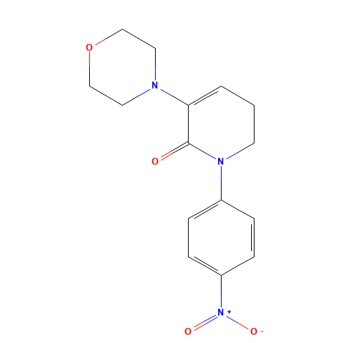 5-morpholin-4-yl-1-(4-nitrophenyl)-2,3-dihydropyridin-6-one (CAS: 503615-03-0) - Related Chemical Product
