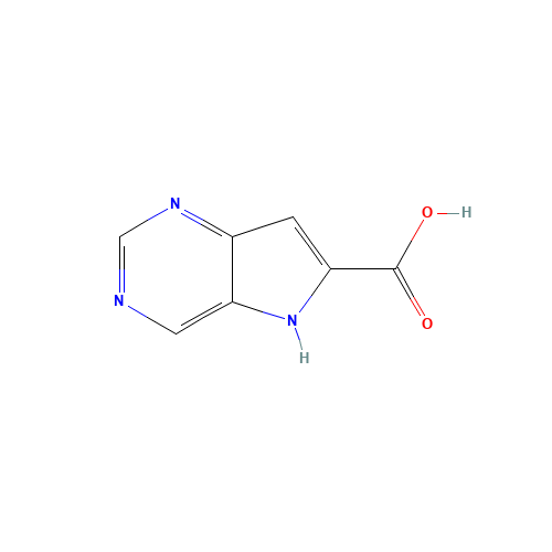 5H-pyrrolo[3,2-d]pyrimidine-6-carboxylic acid (CAS: 857204-03-6) - Related Chemical Product