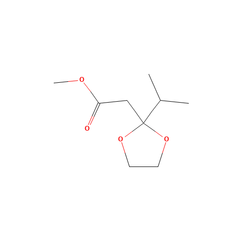 methyl 2-(2-propan-2-yl-1,3-dioxolan-2-yl)acetate (CAS: 85796-22-1) - Related Chemical Product