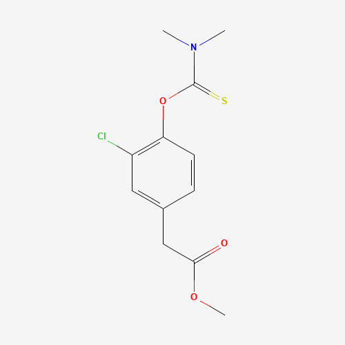 methyl 2-[3-chloro-4-(dimethylcarbamothioyloxy)phenyl]acetate (CAS: 91373-91-0) - Related Chemical Product