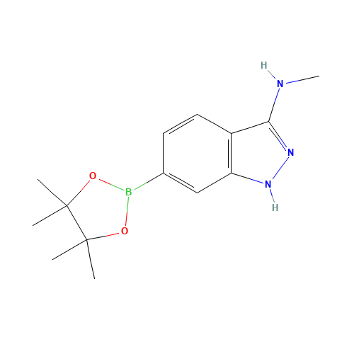 N-methyl-6-(4,4,5,5-tetramethyl-1,3,2-dioxaborolan-2-yl)-1H-indazol-3-amine (CAS: 1187968-51-9) - Related Chemical Product