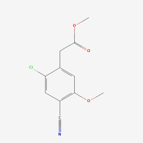 methyl 2-(2-chloro-4-cyano-5-methoxyphenyl)acetate (CAS: 1255207-42-1) - Related Chemical Product