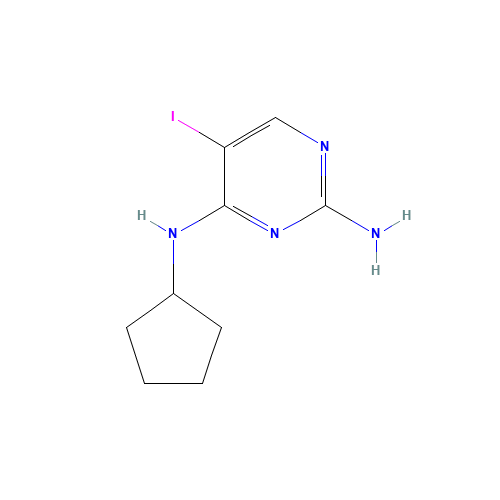 4-N-cyclopentyl-5-iodopyrimidine-2,4-diamine (CAS: 1169699-40-4) - Related Chemical Product