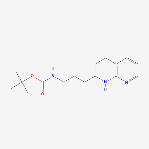 tert-butyl N-[3-(1,2,3,4-tetrahydro-1,8-naphthyridin-2-yl)propyl]carbamate (CAS: 678987-75-2) - Related Chemical Product