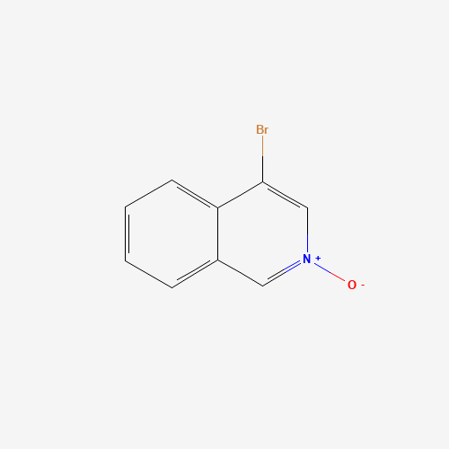 4-bromo-2-oxidoisoquinolin-2-ium (CAS: 3749-21-1) - Chemical Structure and Molecular Formula 