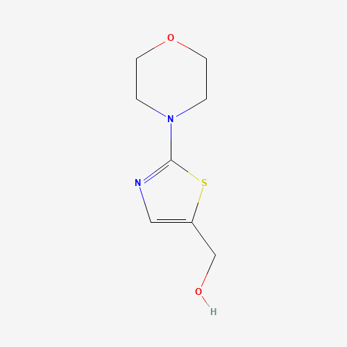 (2-morpholin-4-yl-1,3-thiazol-5-yl)methanol (CAS: 921938-89-8) - Chemical Structure and Molecular Formula 