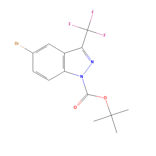 tert-butyl 5-bromo-3-(trifluoromethyl)indazole-1-carboxylate (CAS: 929617-37-8) - Related Chemical Product