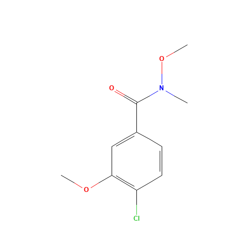4-chloro-N,3-dimethoxy-N-methylbenzamide (CAS: 342435-00-1) - Related Chemical Product