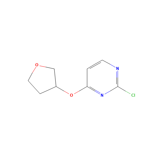 2-chloro-4-(oxolan-3-yloxy)pyrimidine (CAS: 1289216-30-3) - Related Chemical Product