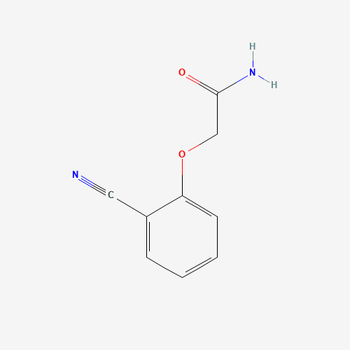 2-(2-cyanophenoxy)acetamide (CAS: 54802-12-9) - Chemical Structure and Molecular Formula 