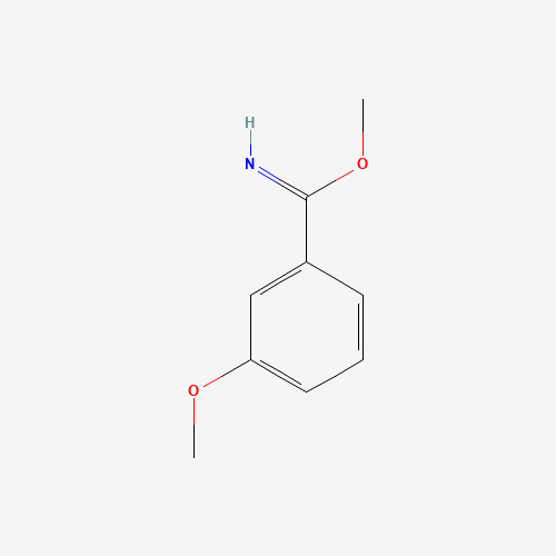 methyl 3-methoxybenzenecarboximidate (CAS: 770683-82-4) - Chemical Structure and Molecular Formula 