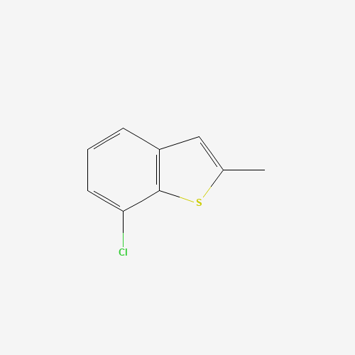 7-chloro-2-methyl-1-benzothiophene (CAS: 53299-67-5) - Chemical Structure and Molecular Formula 