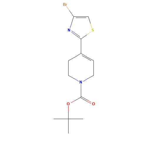 tert-butyl 4-(4-bromo-1,3-thiazol-2-yl)-3,6-dihydro-2H-pyridine-1-carboxylate (CAS: 1332301-87-7) - Related Chemical Product