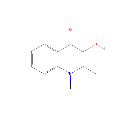 3-hydroxy-1,2-dimethylquinolin-4-one (CAS: 223752-74-7) - Chemical Structure and Molecular Formula 