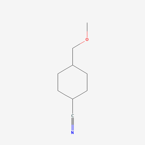 4-(methoxymethyl)cyclohexane-1-carbonitrile (CAS: 1256667-51-2) - Chemical Structure and Molecular Formula 