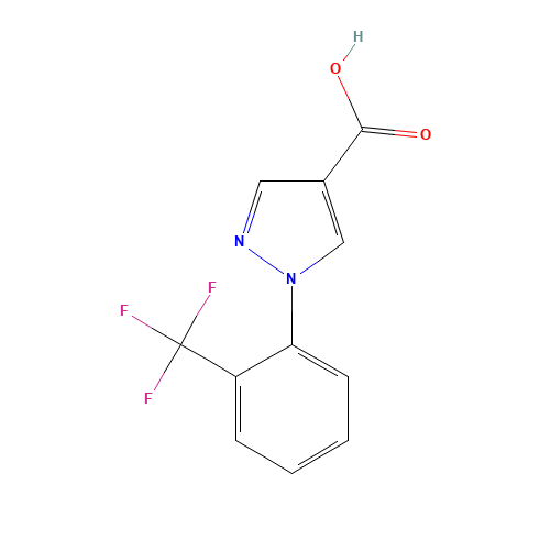 1-[2-(trifluoromethyl)phenyl]pyrazole-4-carboxylic acid (CAS: 1260855-51-3) - Related Chemical Product