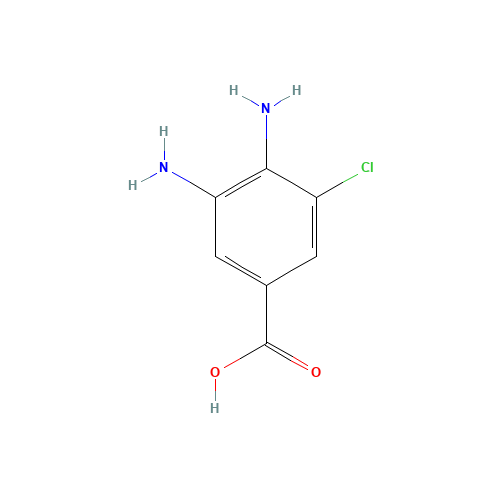 3,4-diamino-5-chlorobenzoic acid (CAS: 37902-02-6) - Related Chemical Product