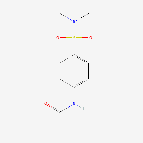 N-[4-(dimethylsulfamoyl)phenyl]acetamide (CAS: 54951-54-1) - Chemical Structure and Molecular Formula 