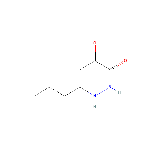 6-propyl-1,2-dihydropyridazine-3,4-dione (CAS: 1436838-37-7) - Chemical Structure and Molecular Formula 
